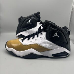 Size 12 - Jordan B'Loyal White Black Gold Men Basketball Shoe